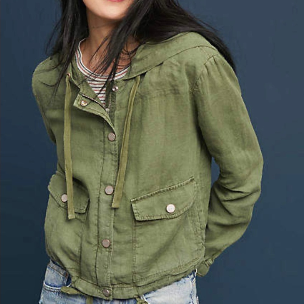 Sanctuary linen utility jacket - Picture 2 of 8